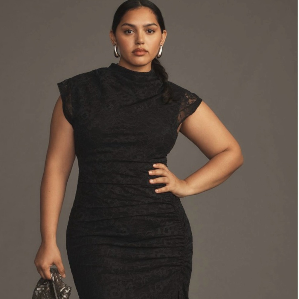 Elegant Black Lace Dress